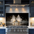 NYZE Kitchen Backsplash Stickers Waterproof Stove Backsplash Protector by GIVEYOUTHEBEST