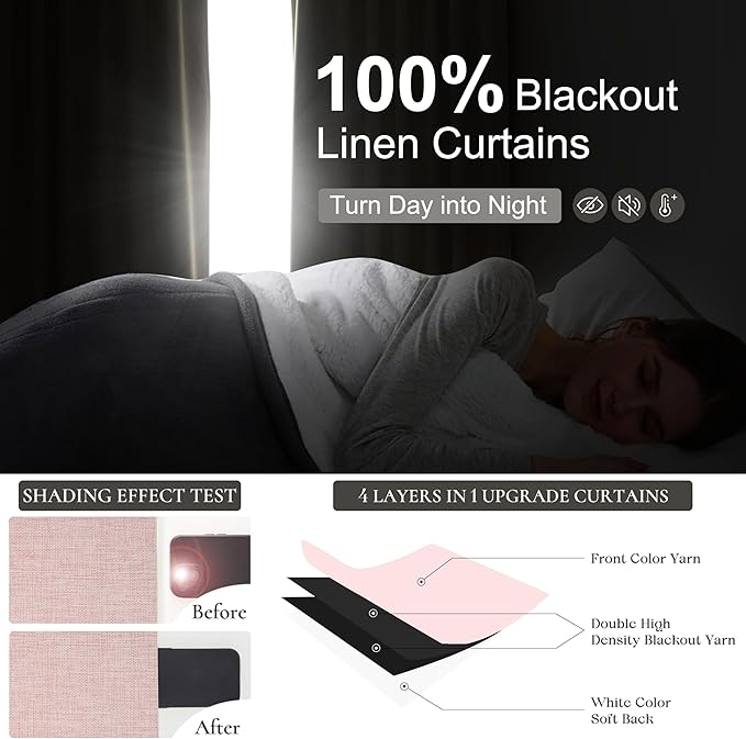 Cute Baby Pink Extra Wide Curtains 70 Inches Wide - Image 2