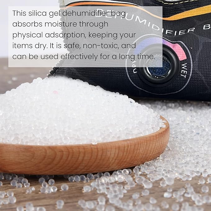 2 x 400g Rechargeable Moisture Absorbers, Car Dehumidifier Bag, Microwave Fast - Image 7
