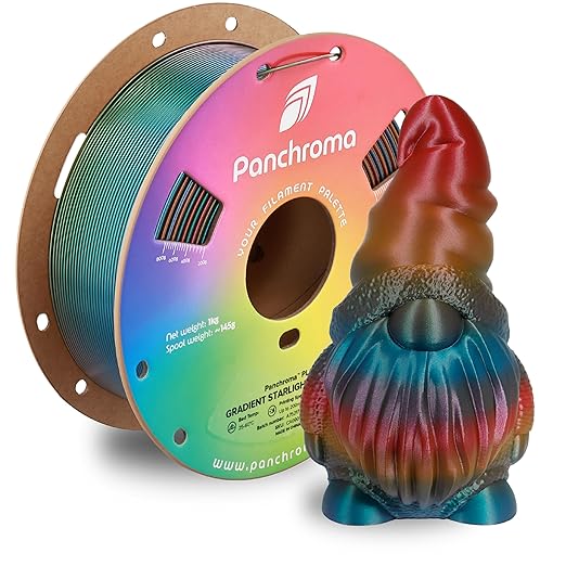Polymaker Panchroma Gradient Starlight PLA Rainbow 3D Printing Filament by Polymaker