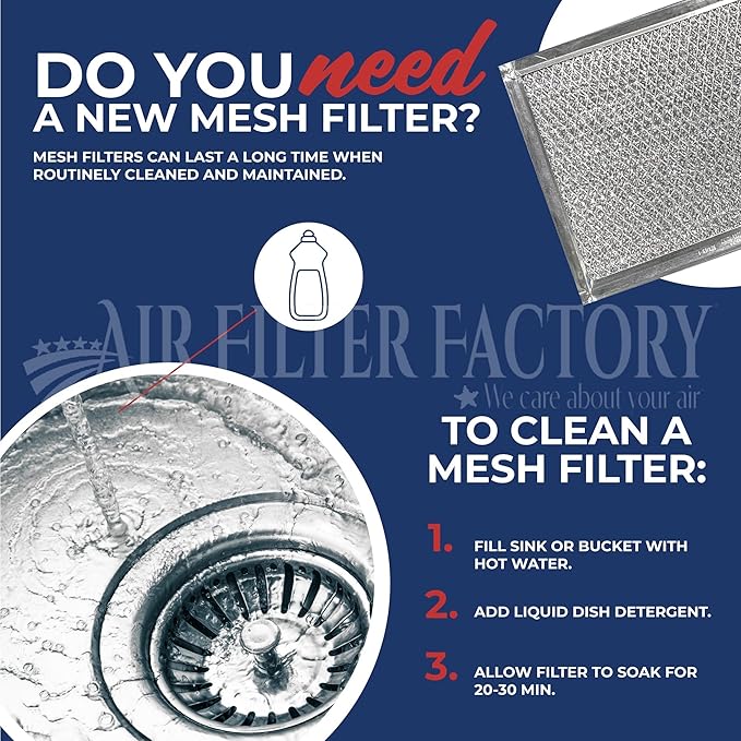Air Filter Factory Replacement For EAC1620, R0-0855 Aluminum Furnace HVAC - Image 5