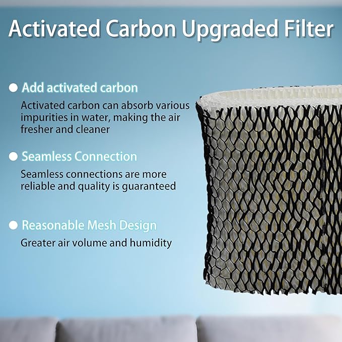 4 Pack HWF64 BWF64 Replacement Humidifier Wick Filter B | Compatible - Image 3