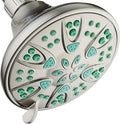 AquaDance Antimicrobial – Anti-Clog High-Pressure 6-Setting Shower Head by AquaDance