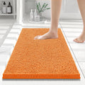 Smiry Luxury Chenille Bathroom Rugs 24x16, Extra Soft and Absorbent Shaggy Bath by Smiry