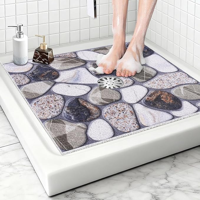 Square Shower Mat Non Slip: 24x24 Inch Extra Large Shower Mats - Image 8