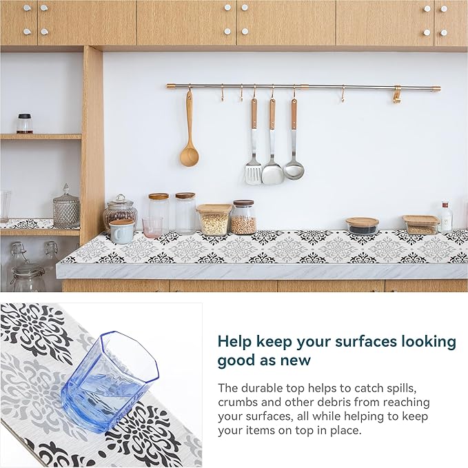 Premium Shelf Liner Non Slip 12 inch x 360 Inch, Non Adhesive Drawer Liner - Image 3