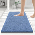 Smiry Luxury Chenille Bathroom Rugs 24x16, Extra Soft and Absorbent Shaggy Bath by Smiry