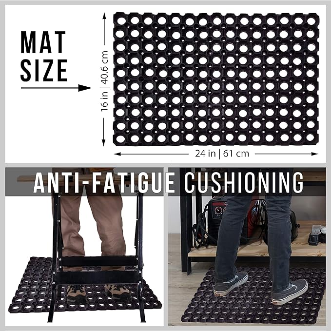 SafetyCare Interlocking Rubber Drainage Floor Mat - Image 5