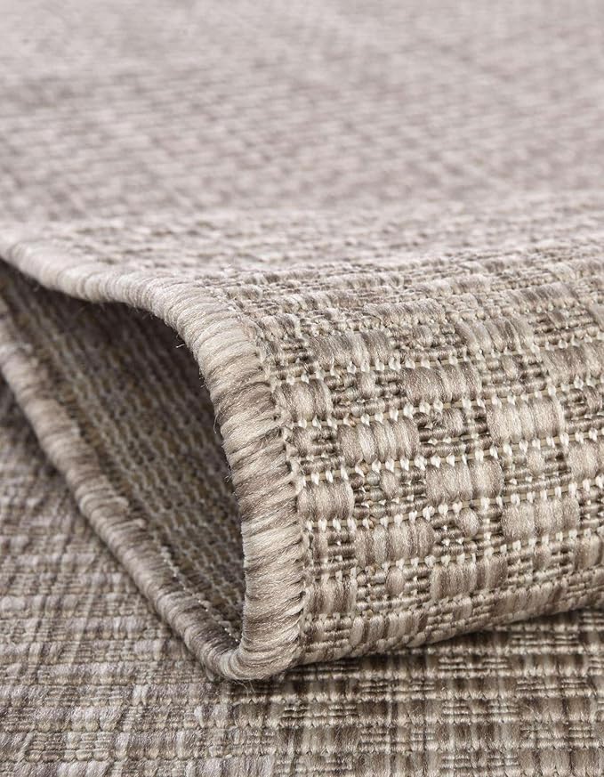 Unique Loom Outdoor Solid Collection Area Rug - Image 6