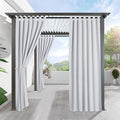 RYB HOME Outdoor Curtains for Patio Waterproof Tab Top Block Sunlight Thermal by RYBHOME
