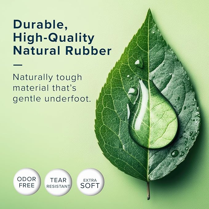 SlipX Solutions Square Natural Rubber Shower Stall Mat, 21” x 21”, Non Slip - Image 4