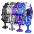 AMOLEN Silk 3D Printer Filament Bundle, PLA Filament 1.75mm Pack, Shiny 3D by AMOLEN