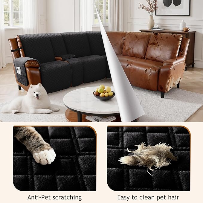 Arfntevss Recliner Sectional Couch Covers - Image 3