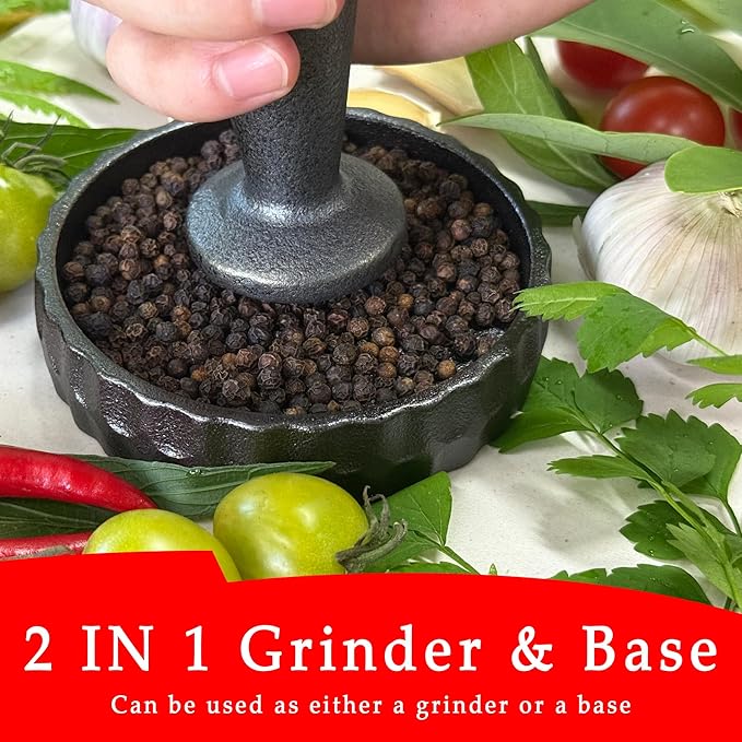 Wood Stove Steamer & Cast Iron Mortar Pestle Set Bundle - Image 8