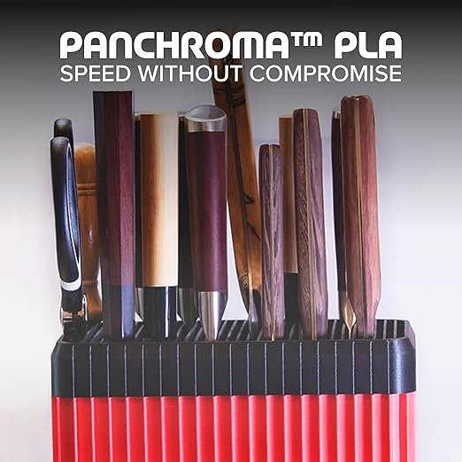 Panchroma PLA Black 3D Printer Filament, 1kg Spool, High Speed Printing - Image 2