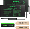 VIVOSUN 2 Pack Durable Waterproof Seedling Heat Mat 10" x 20.75" UL & by VIVOSUN