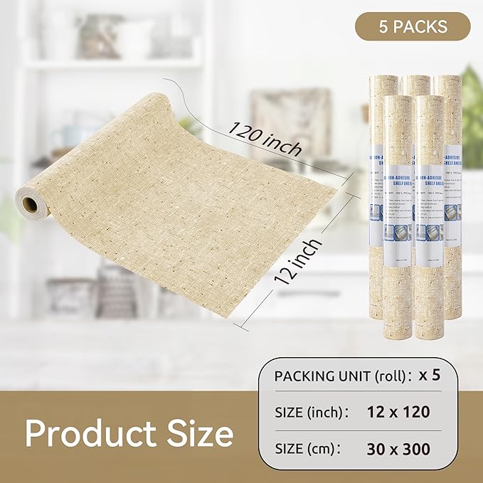 FIFTY FEET 12"x120" Non-Adhesive Shelf Liner - Image 5