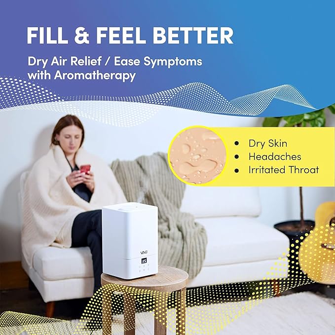 VEVA Humidifiers for Bedroom Large Room 4.5L, Cool Mist Water Vaporizer - Image 7