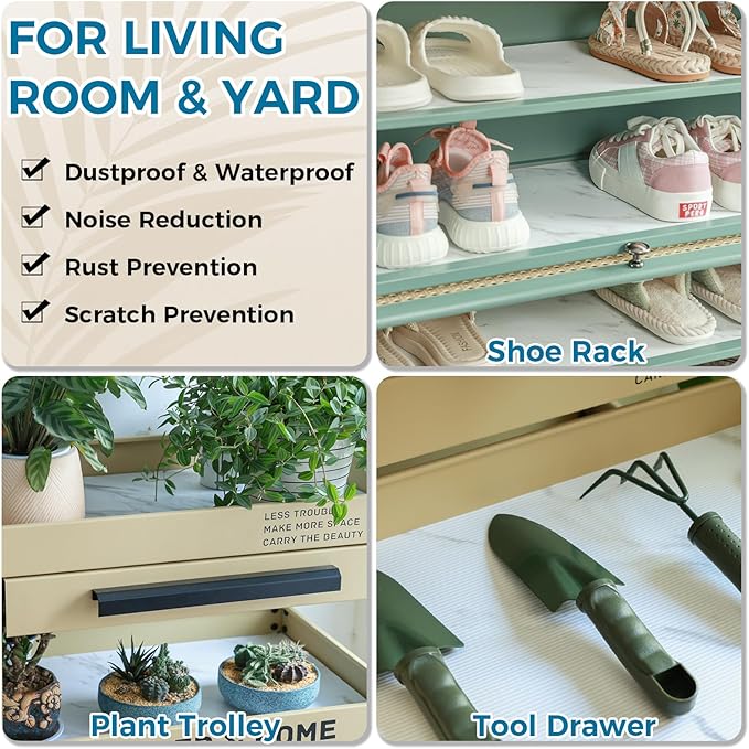 Hersvin Shelf Liners 10 in x 20 ft EVA Drawer Mats, Non-Adhesive Cupboard - Image 9