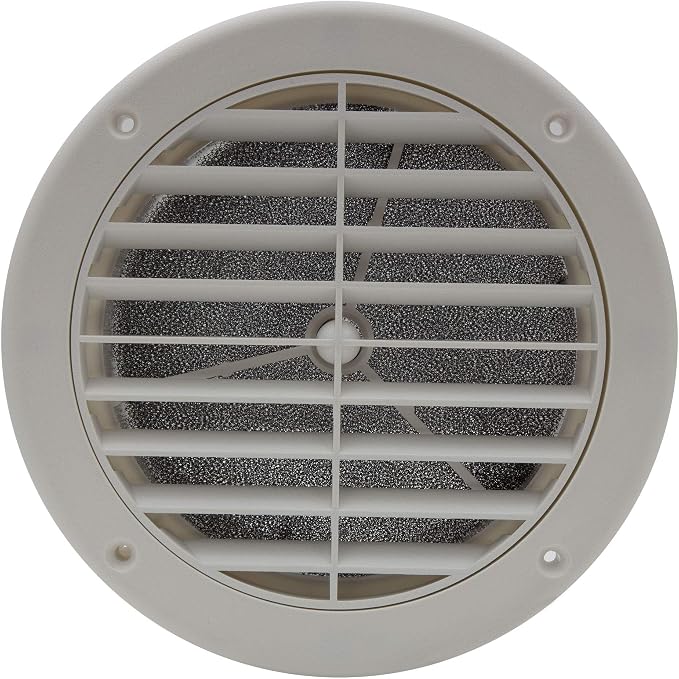 RecPro RV AC 5" Side Vent | Optional Charcoal Filter | White | Camper AC - Image 5