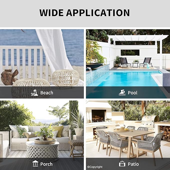 Waterproof Outdoor Curtain W52 x L84 - Image 6