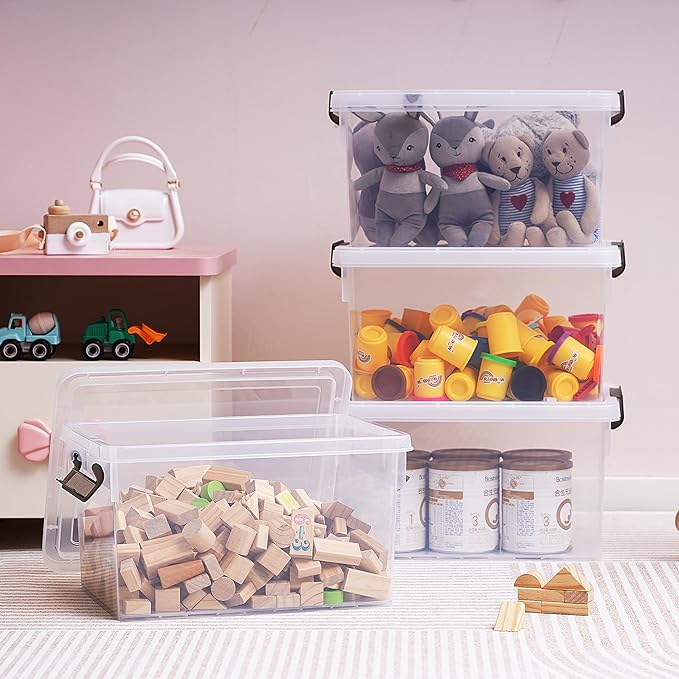 Citylife 33 QT 6 Packs Plastic Storage Bins - Image 4