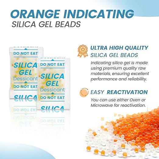 Silica Gel Packets, Moisture Absorbers Desiccant Packs - Image 5