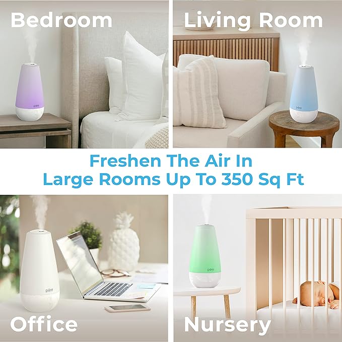 Pure Enrichment PureSpa XL 3-in-1 Cool Mist Humidifier, Essential Oil Diffuser - Image 3