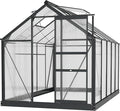 Outsunny 6' x 10' Greenhouse for Outdoors, Polycarbonate Greenhouse by Outsunny