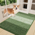 Smiry Dog Door Mat for Muddy Paws, Absorbs Moisture and Dirt, Low-Profile by Smiry