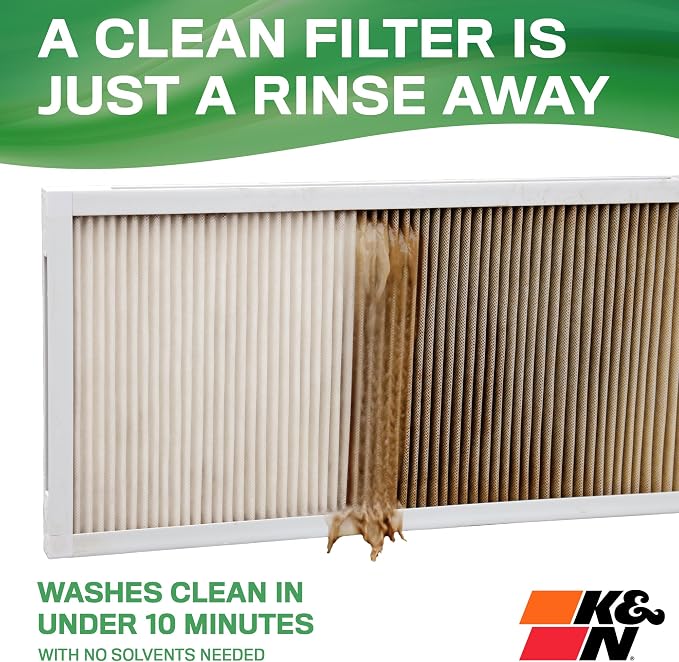 K&N 14X24X1 HVAC Furnace Air Filter, Lasts a Lifetime, Merv 13, the Last HVAC - Image 3