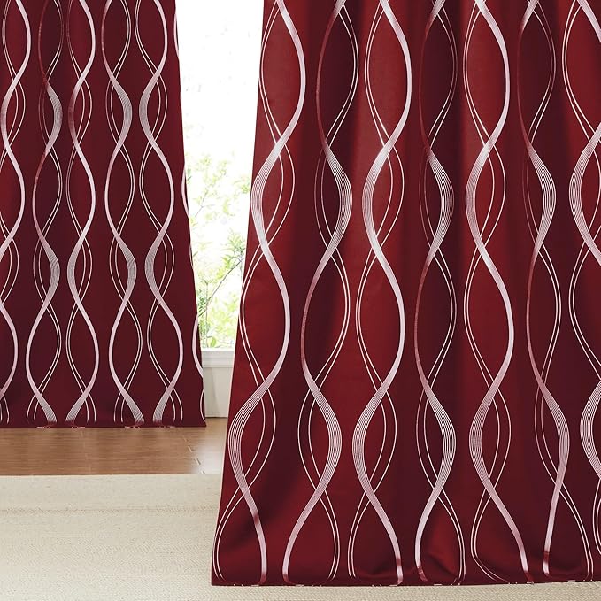 NICETOWN Blackout Curtains 84 inch Length 2 Panels Set, Noise Reducing Thermal - Image 8