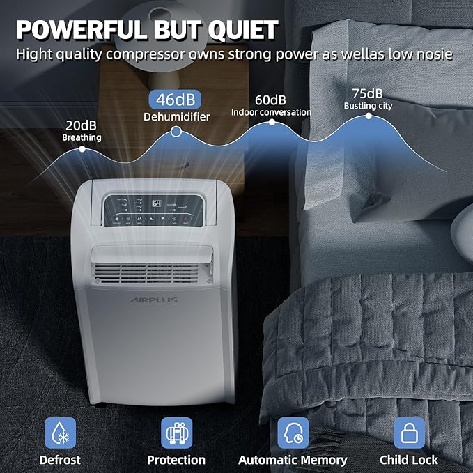 AIRPLUS 4, 500 Sq.Ft 70 Pint Dehumidifier - Image 5