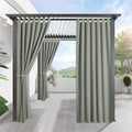 RYB HOME Outdoor Curtains for Patio Waterproof Tab Top Block Sunlight Thermal by RYBHOME