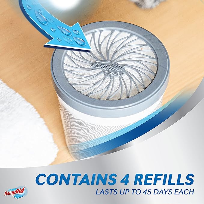 DampRid Refill Bag, 44 oz, Long-Lasting, Eliminates Musty Odors and Creates - Image 3