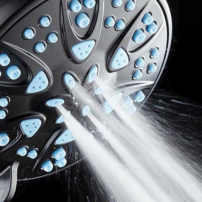 AquaDance Antimicrobial – Anti-Clog High-Pressure 6-Setting Head - Image 4