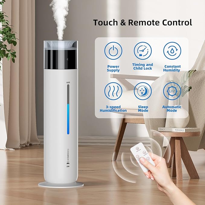 10L/2.6Gal Smart Humidifiers for Bedroom Large Room up to 600ft², 100H Runtime - Image 3