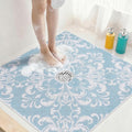 Square Shower Mat Non Slip: 24x24 Inch Extra Large Shower Mats by KAZOLEN