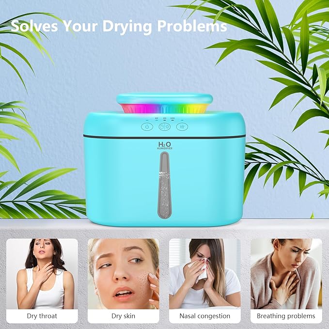 SZO Humidifiers for Bedroom, 2.5L Capacity, Auto Shut-Off, 16 dB Quiet - Image 7