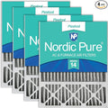 Nordic Pure 20x25x5 Lennox Replacement MERV 14 Air Filters 4 Pack | Actual by NordicPure