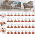 32PCS Upgraded Silicone Chair Leg Floor Protectors by Violibar