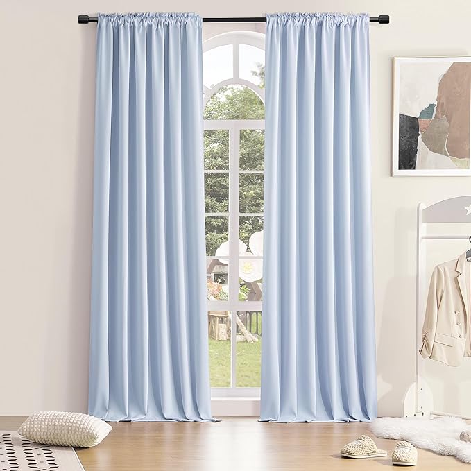 DONREN 108 inch Extra Length Curtains by DONREN