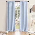DONREN Room Darkening Sliding Door Curtains by DONREN