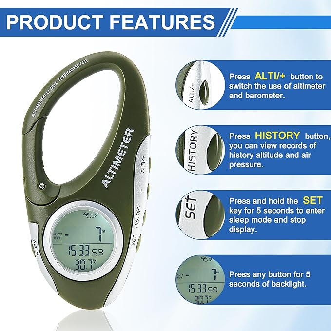Digital Altimeter Portable Compass - Image 2