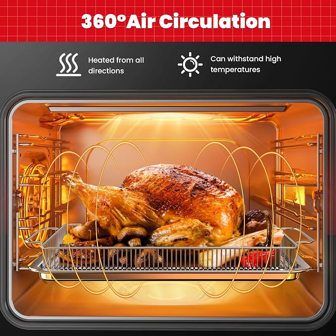 Air Fryer Basket for Oven, 15.9" x 11.0" Large Air Fryer Tray and Pan - Image 6