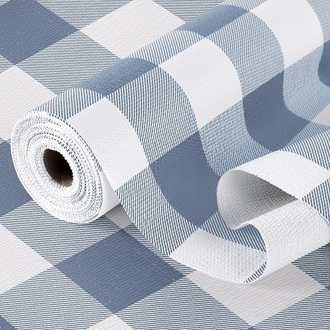 Shelf Drawer Liner for Kitchen Cabinets Non-Adhesive, 17.5In x 20FT Non-Slip by Insigoo