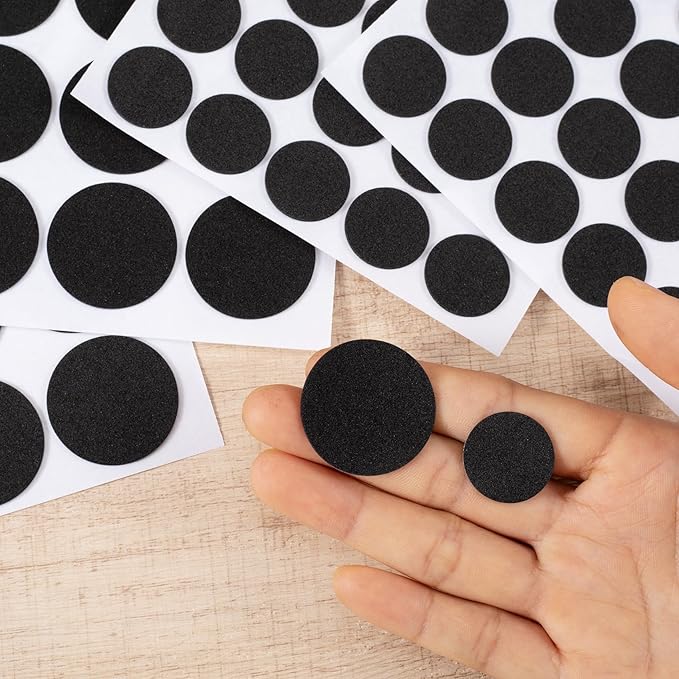 200 Pcs Small Felt Furniture Pads, Self-Adhesive EVA Foam Dot Circles, Round - Image 3
