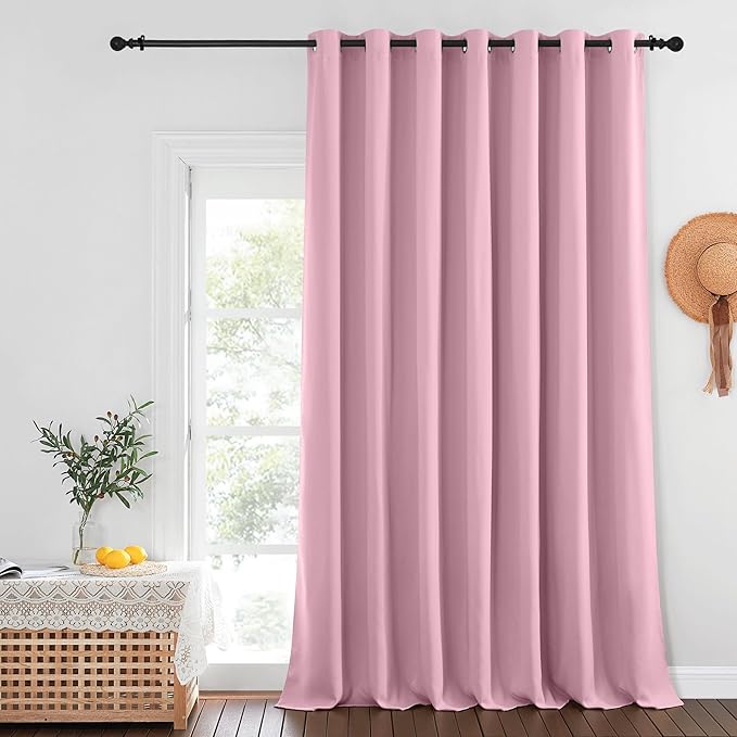 NICETOWN Patio Door Curtain Sound Blocking, Bedroom Privacy Room Divider Curtain by NICETOWN