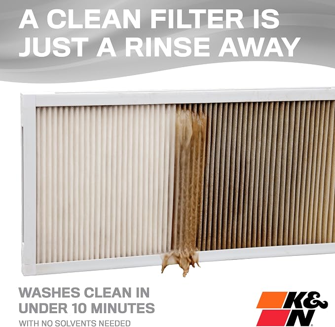 K&N 14X14X1 HVAC Furnace Air Filter, Lasts a Lifetime, Merv 8, the Last HVAC - Image 3