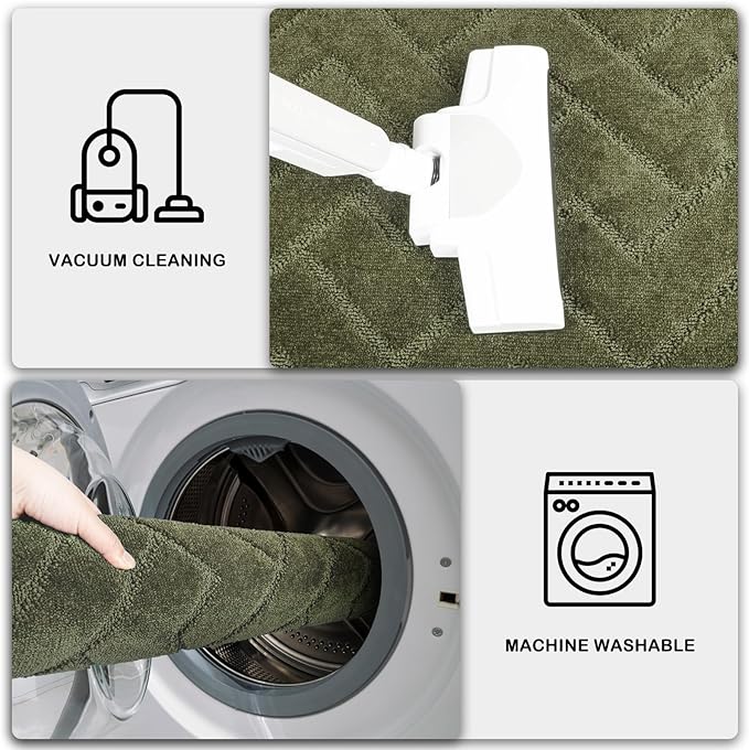 PURRUGS Dirt Trapping Door Mat 20" x 31.5", Non-Slip Machine Washable Entry Rug - Image 7